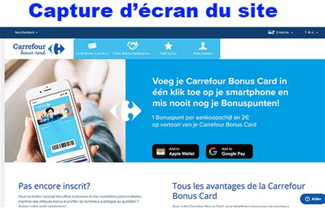 carrefour bonus card se connecter.